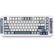 Resim MCHOSE X75 %75 RGB Kablosuz Hotswap Navy Blue Mekanik Gaming Klavye (MC-X75-2A) 