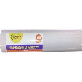 Resim Bafix Yapışkanlı Asetat Rulo 45 CM x 10 Metre Şeffaf 