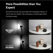 Resim Pazly Godox Ml-cs1625 Beyaz Yumuşak Çadır Seti, 3 Adaptörlü Fotoğraf/canlı Yayın Işık Çözümü 