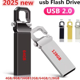 Resim 2025 yeni usb2.0 4GB/8GB/16GB/32GB/64GB/128GB Yeni Stil Metal Depolama Bellek Çubuğu Usb Flash Sürücü Usb Çubuk 