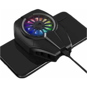 Resim Telefon Soğutucu Fan Güçlü Motor Radyatör Cep Telefon Soğutma 