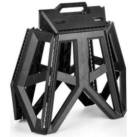 Resim Kapris 2 Adet Katlanabilir Kamp Ve Piknik Taburesi Tank Sandalye Seti 20x29x39cm 306 Siyah 