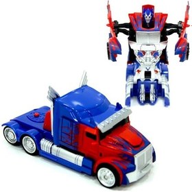 Resim Transformers Tarzı Tıra Dönüşen 14 Cm Optimus Prime Robot 