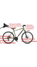 Resim Mosso Legarda Pro X21 Msm H Şehir Bisikleti 21 Vites 46 Kadro (165 cm Üstü Boy) 