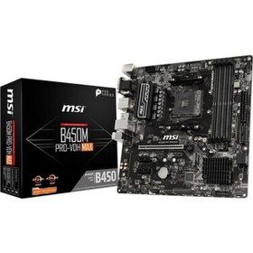 Resim Msı B450m Pro-vdh Max 3866 Oc Mhz Ddr4 Hdmı Matx Am4 