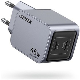 Resim Ugreen Nexode Pro 45w Gan Hızlı Şarj Cihazı Qc Pd 2xusb-c Uzay Grisi 