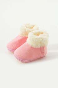 Resim yummy kids Bebek Cırtlı Boğazı Tüylü Kaydırmaz Taban Rahat Panduf Patik 