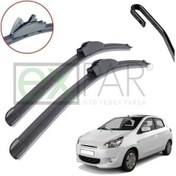 Resim Mitsubishi Space Star Ön Cam Silecek Süpürgesi Takımı 2013 - 2015 Spacestar Ön Silecek Takımı 