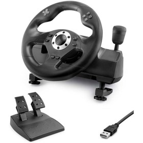 Resim YGMRHOME Oyuncu Direksiyon Seti 270° 7In1 Ps4/Ps3/Ps2/Pc/Xbox/Androıd Siyah VW9828 