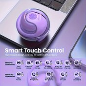 Resim 2025 Yeni Kablosuz TWS Kulaklık, Açık Tasarım, Kontrol, Stereo Ses, Düşük Gecikme, Dahili Kondenser Mikrofon, Yüksek Kalite Değil, USB Şarj, Type-C, 1W-5W, Plastik, Spor Egzersiz, Gürültü Önleme Yok 