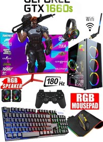 Resim DMC N246 (PUBG,GTA 5) Ryzen 7 5700,16GB RAM,1TB HDD-256GB SSD,6GB GX1660,24''180hz Oyuncu Bilgisayarı 