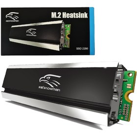 Resim Snowman Heat Pipe M.2 2280 SSD Bakır + Alüminyum NVME NGFF M2 Soğ 