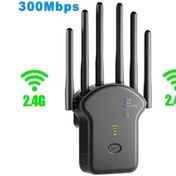 Resim Wifi Tekrarlayıcı Kablosuz Yönlendirici 1200 Mbps Yüksek 6 Anten Ağ 2.4g 