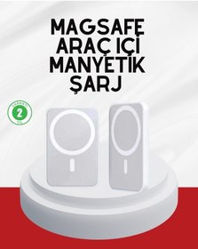 Resim Mey İthalat Şık Tasarımlı Magsafe Araç Telefon Tutucu Type-c Girişli 