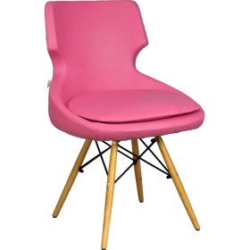 Resim Bürocci Zaga Cafe Koltuğu - Pembe Deri - 2023G0120 
