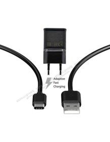 Resim Samsung Galaxy C9 Pro Type-C Hızlı Şarj Cihazı Aleti-Beyaz 