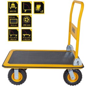 Resim Dewalt DWT504 400Kg Profesyonel Paket Taşıma Arabası 