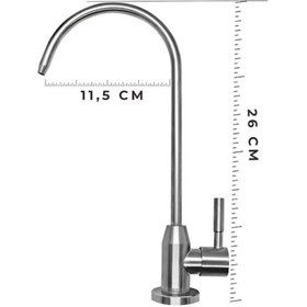 Resim Inox Paslanmaz Çelik Su Arıtma Musluğu (304 Musluk) 