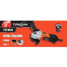 Resim Tümsan Güçlü Avuç Taşlama 115Mm 710 Watt 