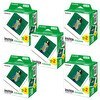 Resim Fujifilm Instax Kare-Square 20'li Film 5'li Set 100 Poz 