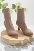 Resim Bambi Vizon Triko Kadın Bot & Bootie K02990101082 
