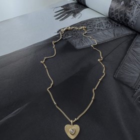 Resim TOPÇUK ZİNCİR KALP KOLYE - Silver 