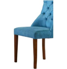 Resim Bengimobilya Sandalye Zus065 Kapitone Model Mavi Renk Ortopedik Oturum Sırt Ka 