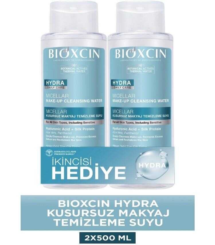 Bioxcin Hydra Micellar Kusursuz Makyaj Temizleme Suyu 2 x 500 ml Fiyatı ve Özelliklerı - Badem