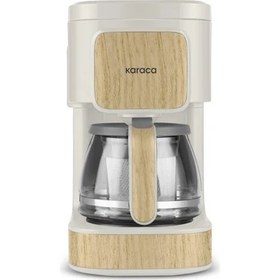 Resim Karaca Just Coffee Aroma 2 In 1 Filtre Kahve Makinesi Wood Craft 