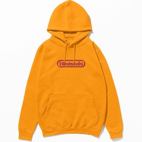 Resim Nintendo - Hoodie - Portakal / XL 