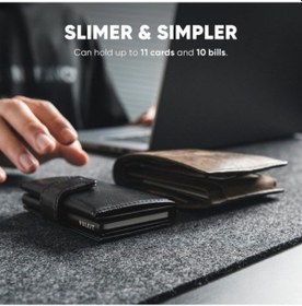 Resim Vulkit Kredi Kartı Tutucu-rfıd Engelleme Ve Şık Tasarım İle Pop-up Deri Cüzdan Çok Renkli 