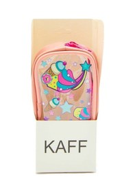 Resim 01112 Pembe Renk Unicorn Desenli Şeffaf Su Geçirmez Tek Bölmeli Kalem Kutusu 