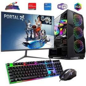 Resim Rogame RKT660639 i5-12400F 16 GB 480 GB SSD 8 GB RX580 24" Free Dos Masaüstü Oyuncu Bilgisayarı 