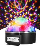 Resim Coverzone Uzaktan Kumandalı Disko Topu Bluetooth Bağlantılı ve USB Girişli İç Mekan Kullanıma Uygun Parti Doğum Günleri ve Özel Günler için Renkli Aydınlatma KH1090 