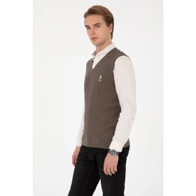 Resim U.s. Polo Assn. Erkek Vizon Süveter 50318160-VR052 