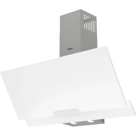 Resim Ferre D068 90 cm Çift Camlı Girintili Dokunmatik Beyaz Davlumbaz 