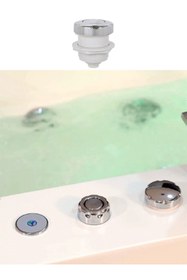 Resim AYRINTISHOP Jakuzi Hava Butonu Düğmesi Krom 