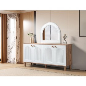 Resim Bohem Çiğdem Konsol Büfe Aynasız 161x45x83cm 