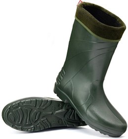 Resim El Biz Lemigo Alaska Unisex Haki Eva Çizme (869) 