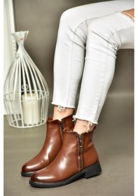 Resim Fox Shoes R374050409 Taba Alçak Tabanlı Kadın Bot Taba 