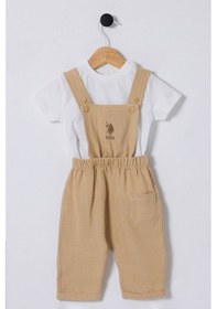 Resim U.s. Polo Assn Erkek Bebek Krem Takım 5274-47836 Krem 
