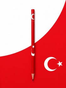 Resim Türkiye Desenli Kurşun Kalem 2b Fatih 1 Adet Çok Renkli 