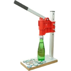 Resim Sos Için Şişe Kapatma Aleti Soda Gazoz Kapağı Kapama Makinası 