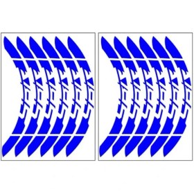 Resim Reflektör Mavi Yamaha Ybr Uyumlu Büyük Jant Şeridi 