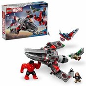 Resim LEGO Marvel Kaptan Amerika ile Red Hulk Savaşı 76292 
