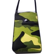 Resim Cemmys Kadın Çapraz Desenli Omuz Askılı Telefon Çantası Kılıfı 