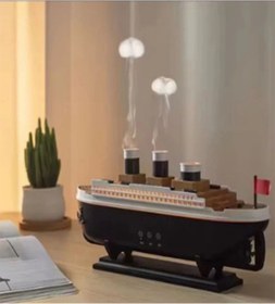 Resim shopwave Titanic Gemi Ha Nemlendirici Işıklı Fonksiyonlu Buhar Makinesi Kumandalı 