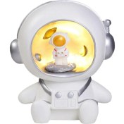 Resim Kesoto Yaratıcı Gece Lambası Astronot Para Kutusu (Yurt Dışından) 