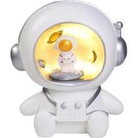 Resim Kesoto Yaratıcı Gece Lambası Astronot Para Kutusu (Yurt Dışından) 