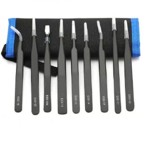 Resim Genel Markalar Anti Statik Esd Hassas Cımbız Seti 9 Parça 